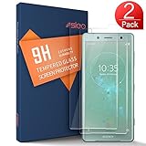 SLEO Sony Xperia XZ2 Compact Screen Protector - SLEO Premium Surface Hardness Crystal Clear Tempered Glass Screen Protector Guard Cover for Sony Xperia XZ2 Compact - 2 Pack