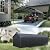 PHI VILLA 12x25 ft Carport, Metal Carports with Sidewalls Canopy Heavy Duty Car Port Portable Garage with Galvanized Steel Roof Multi-Use Shelter, Sturdy Outdoor Car Ports for Cars, Boats,Tractors