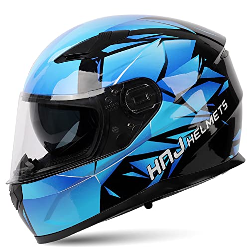 Casque de vélo de rue intégral avec visière transparente contre le vent et le bruit