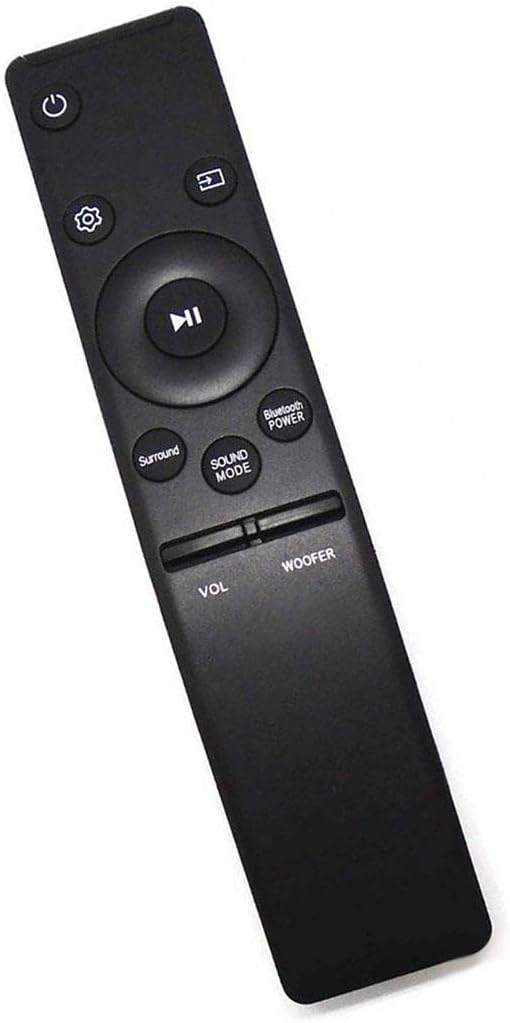 Replaced Remote Control Compatible for Samsung HW-M430/ZA HWM450 AH5902758A HWM430 HW-MM37 HW-M450/ZA HWMM36ZA HW-MM55/ZA Sound Bar Home Theater System