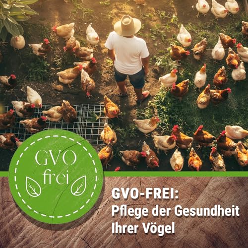 25 kg Premium Hühnerfutter und Kükenfutter, Legemehl Plus mit Oregano - Geflügelfutter für Hühner, Gänse, Enten
