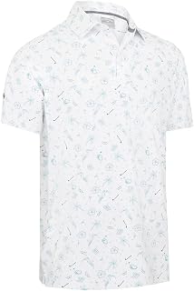 Callaway Golf Mens 2023 All Over Tucan Print Sustainable Stretch Polo Shirt