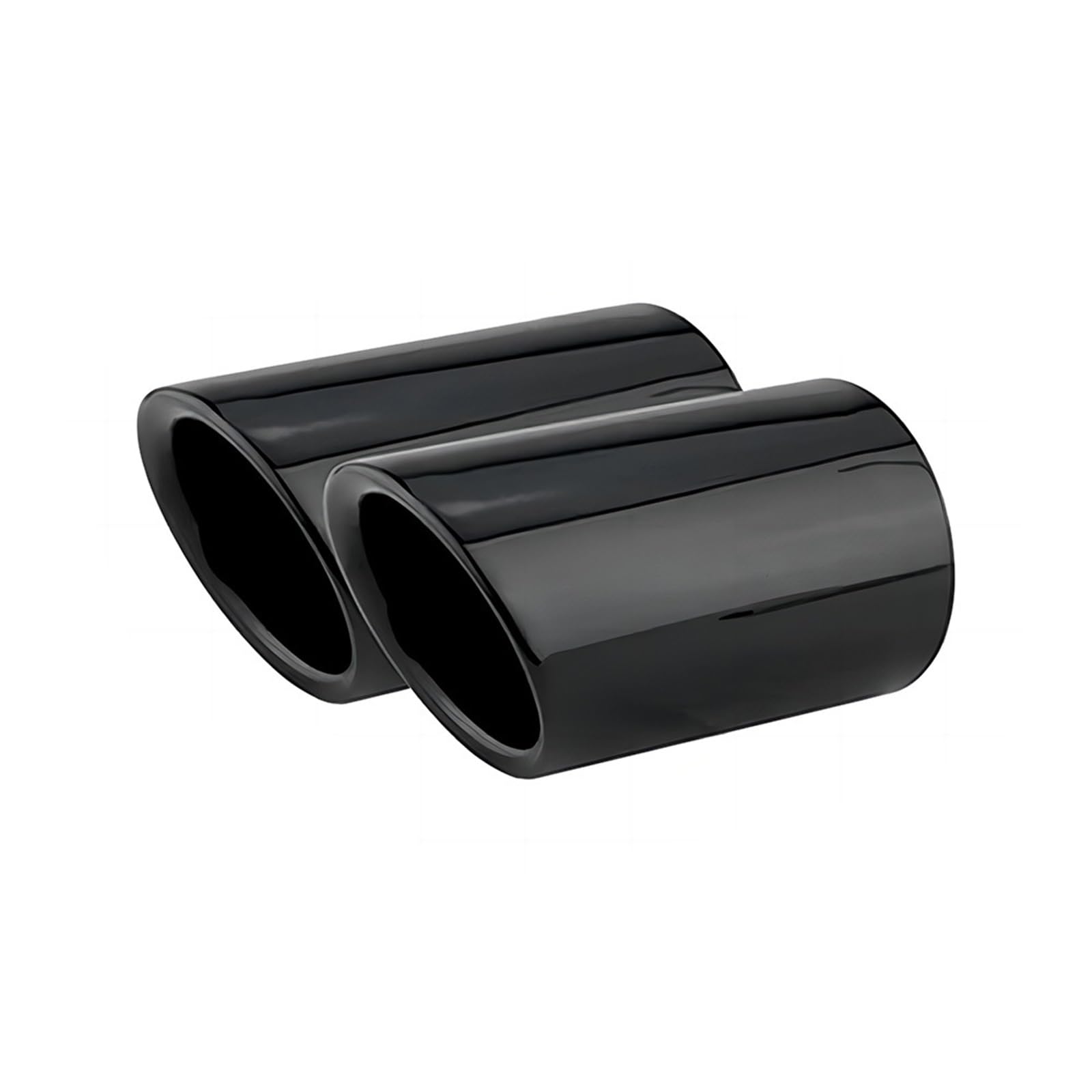 Car Silencer Pasuje do Bmw 3-seria F30 F31 F32 5-seria F10 F11 F18 520i 75mm Carbon tylny wydech samochodu rura wydechowa tłumik gardło(2pcs Blue)