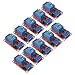 ACEIRMC 10pcs 5V One Channel Relay Module Relay Switch with OPTO Isolation High Low Level Trigger (5V)