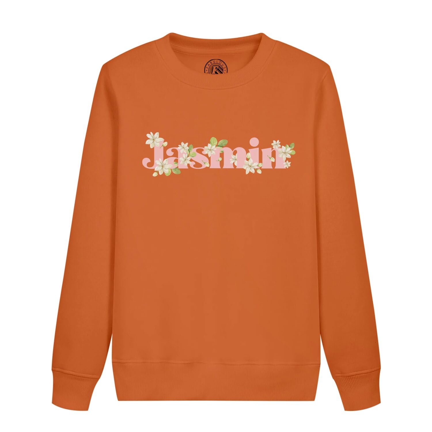 Sweatshirt enfant fleurs de Jasmin avec finitions chic de qualité - 4