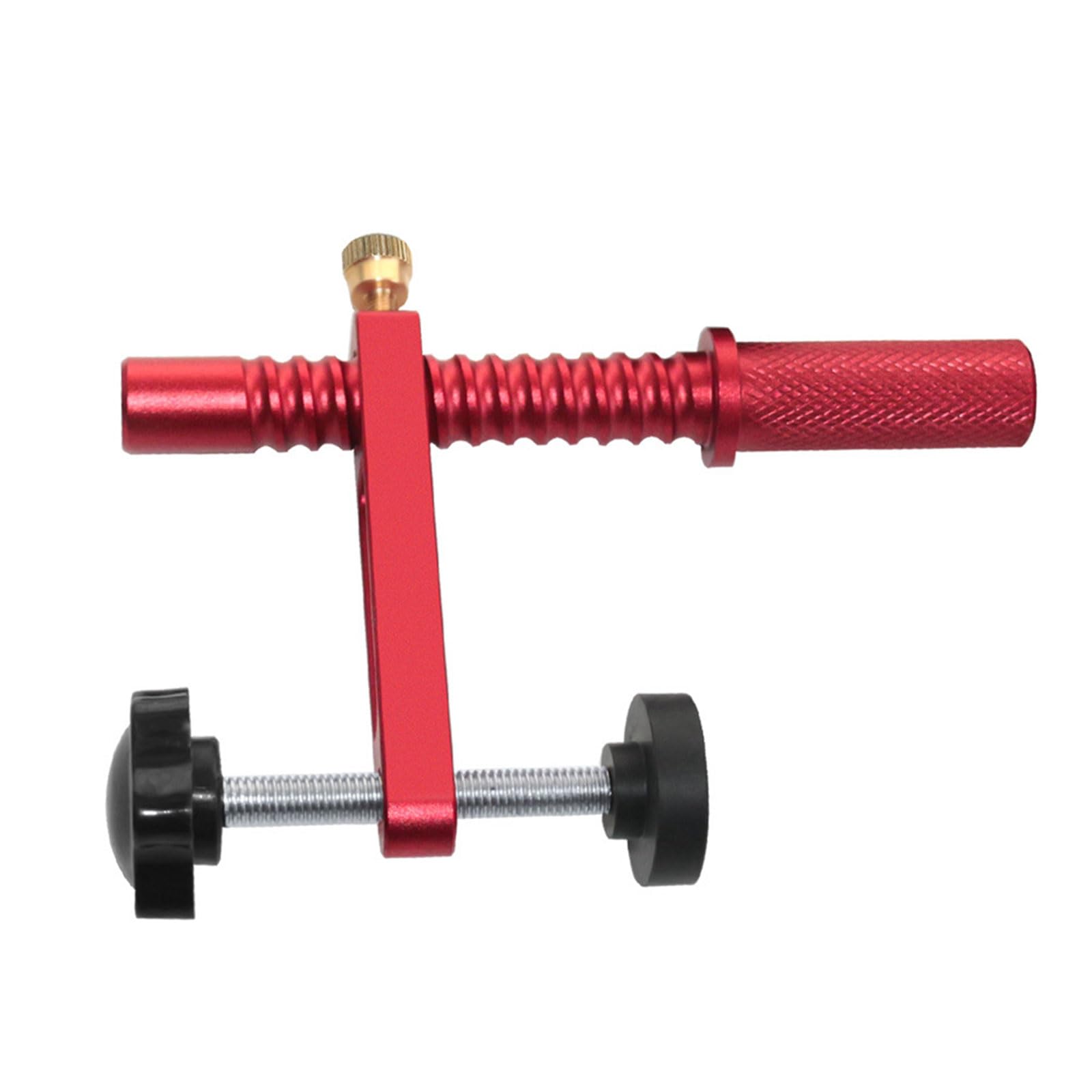 Buxuaaaa 20Mm Red Woodworking Workbench Dog Clamps 19Mm / 20Mm Holes Aluminum Holdfasts For Secure Workpiece Holding Rapid Securing Release Workbench Dog Accessories