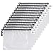 Pochette Document A5 Zip Kasimir 12 Pcs Chemise Paquet Portefeuille Pochette Document Dossier Sac Chemise en Plastique Fournitures Bureaux Voyage Pochette en PVC Etanche Document Zip Dossier Noir