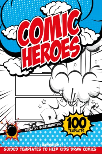 Kids Travel Activity To Create Comics: 5 Yr Old Crafts To Write And Draw Comic Stories During Trips And Holidays | Preschool Learning Activities Ages 5 image 2
