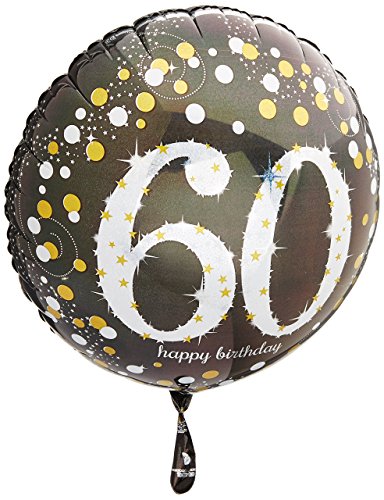 amscan 3213201 60th Birthday Foil Balloons