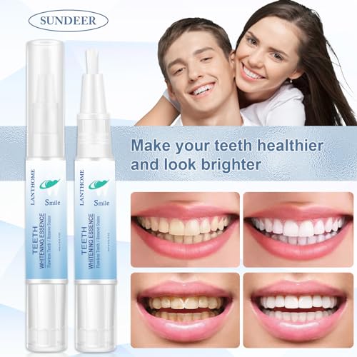 teeth whitening essence pen - 3pcs reduces yellowing amp cleans teeth stains for family travel