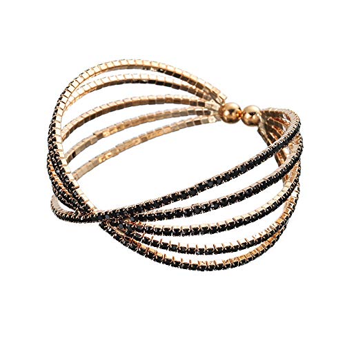 Preisvergleich Produktbild Armbänder Armband Laternenarmband Mit Diamantöffnung Verstellbares Europäisches Und Amerikanisches Mehrschichtiges Geometrisches Armband @ A