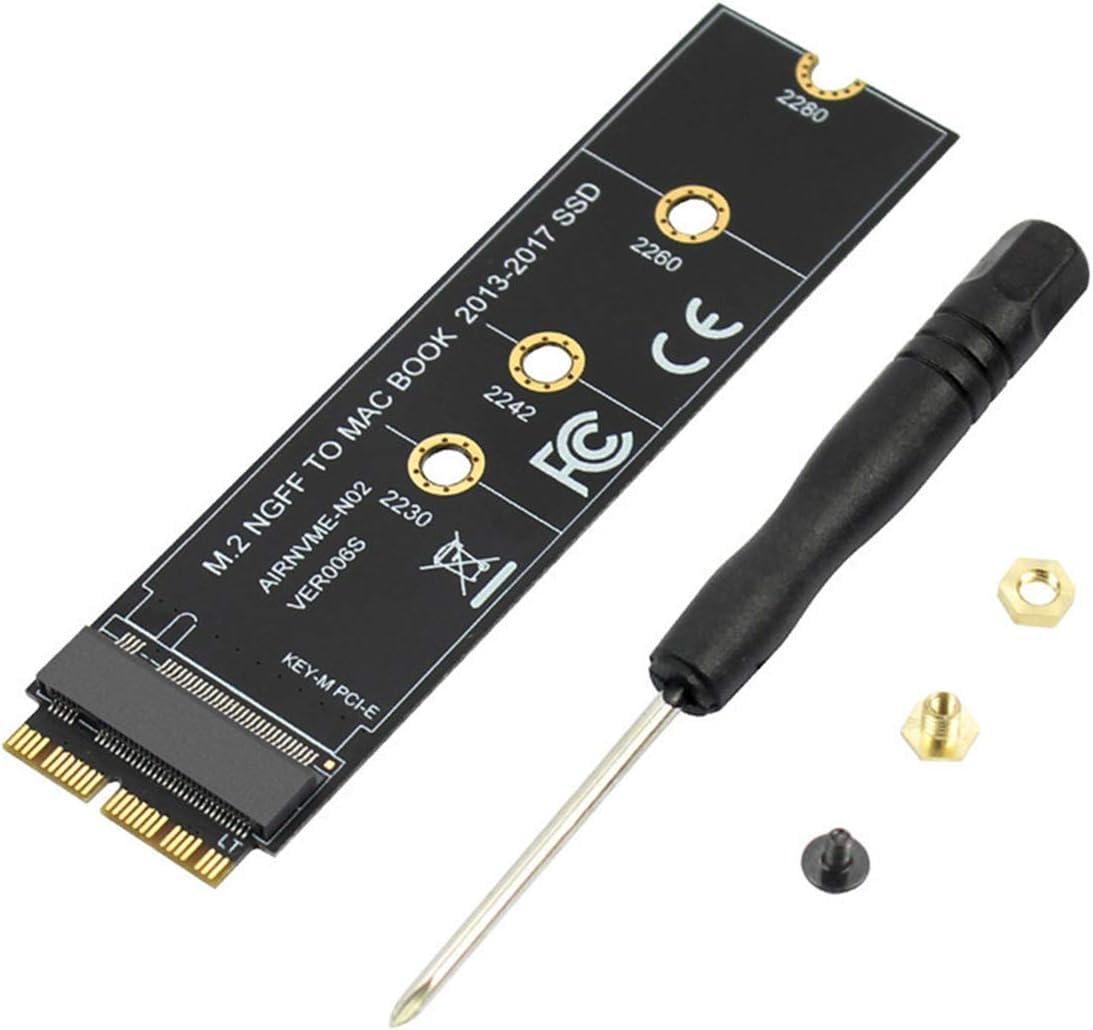 Amazon.co.jp: olivins Macbook Air (2013-2017)用 M.2 NVMe SSD変換