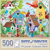 Bits and Pieces – Large 500 Piece Jigsaw Puzzle for Adults – ‘Birdhouse...