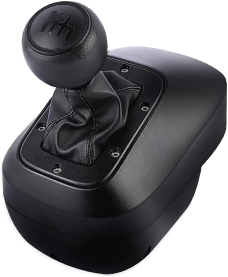 DOYO Gear Shifter for Logitech G29, Racing Wheel Gear Shifters, Durable 6-Speed H-Pattern Shifter with Push-Down Reverse, Secure Mount for Racing Simulation