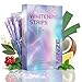 Schonende Zahnaufhellung Whitening Strips - (28 Stripes) Bleaching Zähne frei von Peroxid für strahlendes Lächeln - schonend Zähn Aufhellung - teeth whitening strips zahnbleaching 14 Anwendungen