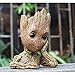 ZUSONUD Baby Groot Pen Pot Tree Man Pens Holder or Flower Pot with Drainage Hole Perfect for a Tiny Succulents Plants 6