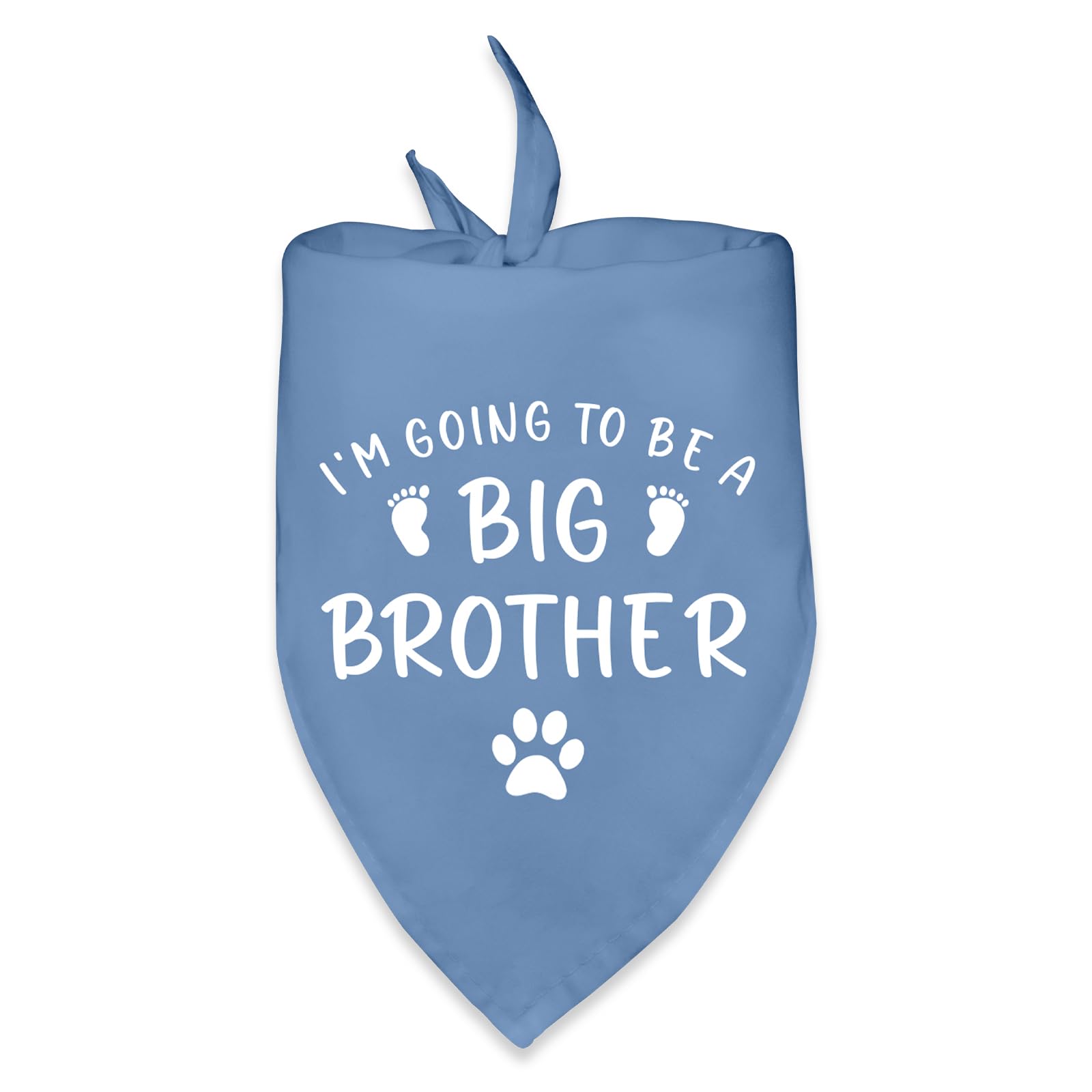Dog Bandana Pregnancy Announcement Apparel & Accessories I'm Going to BE A Big Brother Pet Blue Bandana Scarf Baby Reveal Photo Prop Dog Bandana