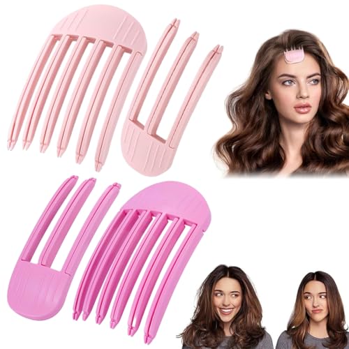 4 pinzas para dar volumen a las raíces, peine para dar volumen a los rizos, peine para dar volumen a las raíces, peine para dar volumen a las raíces del cabello rizado.