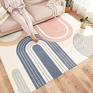 Ultrazacht Laagpolig Vloerkleed Kinderen Speelmat Tapijten Kinderkamer, Antislip Schattige Regenboog Kinderen Kinderkamer Baby Vloerkleed Tapijt Slaapkamer Decor Speelkamer B,140x200cm