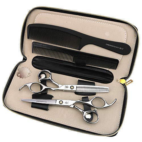 Ciseaux de coiffeur professionnels JIESENYU pour couper les cheveux sans fatigue