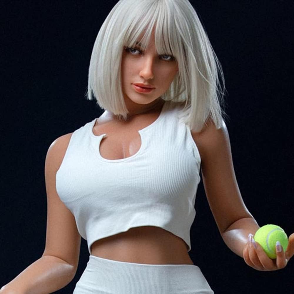 Ultra-Lifelike Cute Woman Features Face & Hair Woman Super Lovely Realistic Silicone Doll Head Adult Toy Lifelike Love Dolls Silicone TPE Beauty Face 7lb Tan Skin_(Only Head)
