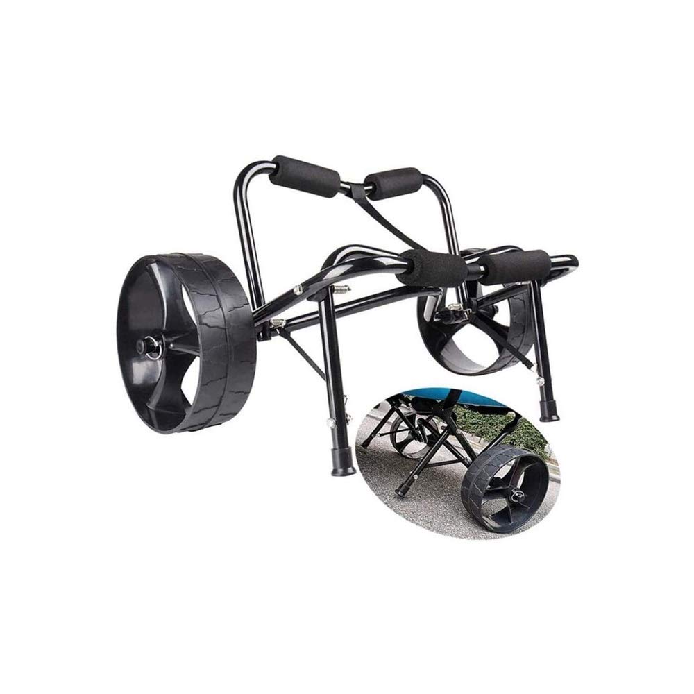 Carrelli per Kayak, Attrezzatura per la Nautica, Carrello da Trasporto Pieghevole in Alluminio, Carrello per Kayak e Canoa con Ruote sandhopper