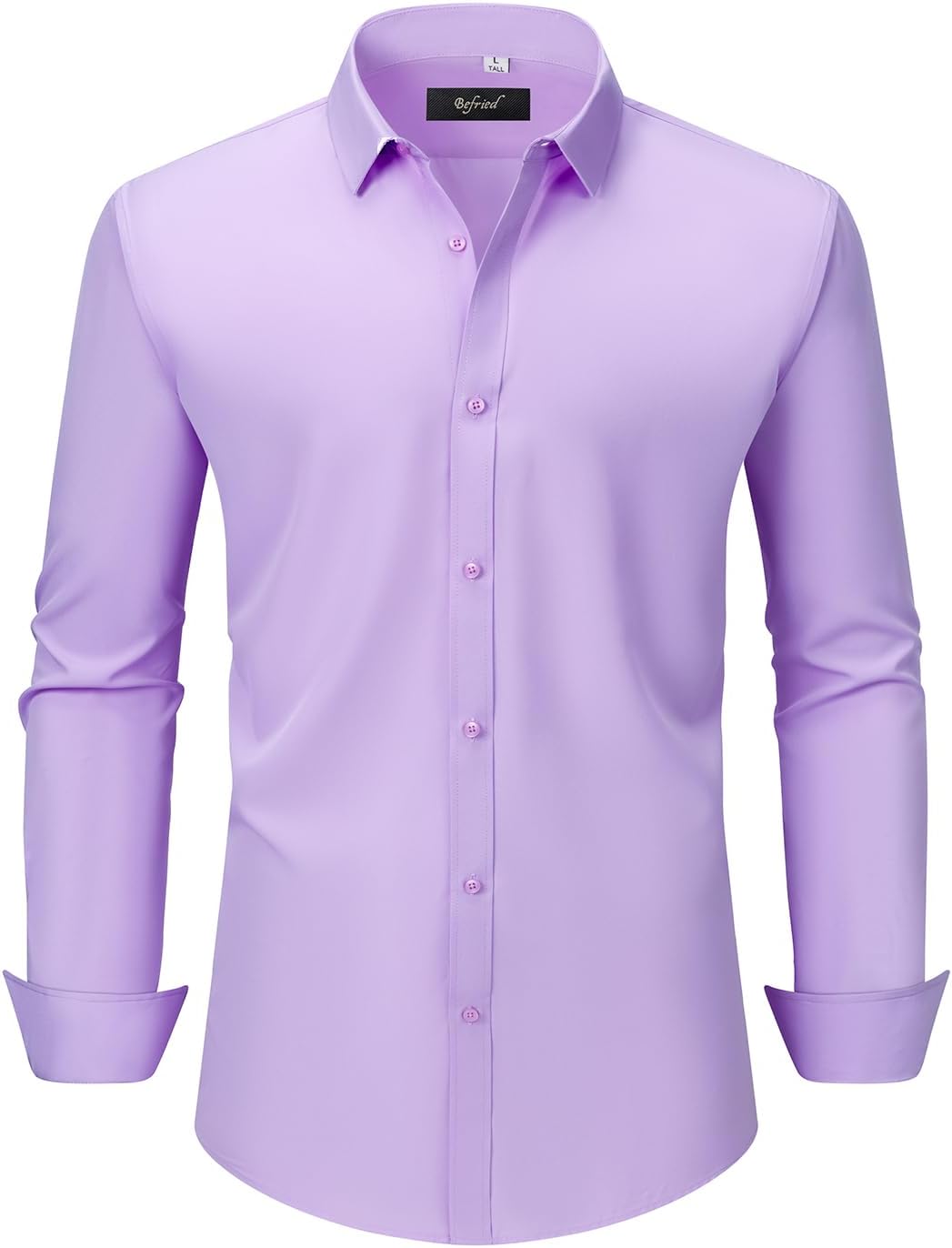 Dress Shirts for Men Big and Tall(XL Big-6XL Big Tall) Button Down Long Sleeve Tuxedo Business Casual Collared Shirt - Image 4