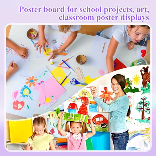 joyberg 18pack poster board 11in x 14in white poster boards posterboard poster board paper for crafts diy drawing