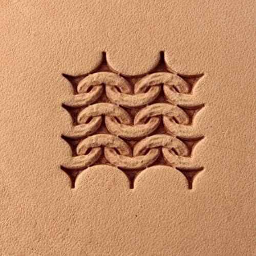 DandS ltd Leather Stamp Tool, Hauberk, Professional Steel Craft Tool for Leatherworking, Embossing, Carving & Stamping Leather Projects, Belts Wallets & DIY Projects Compatible with Mallet #400