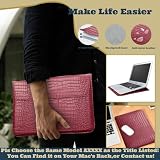 HLAAJJX MacBook Pro 35.6 cm etui M5 M4 M3 M2 M1 (2026-2021 A3427 A3426 A3434 A3401 A3185 A3112 A2992 A2918 A2779 A24422 ), twarda obudowa i Pokrowiec na laptopa i klawiaturę, czerwony marmur