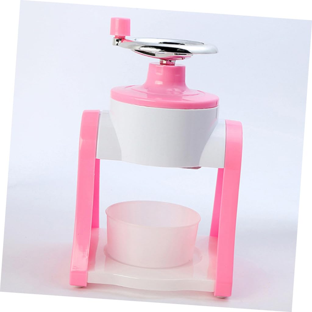 Trituradora de Hielo Manual Sencilla para Casa, Manivela, Abs y Acero Inoxidable, Adecuado para Bebidas Frías y Cócteles