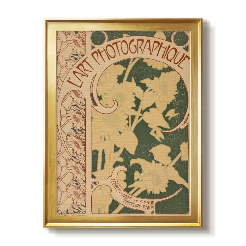 Alphonse Mucha | L’Art Photographique | Gold Framed Art Work | GAL101
