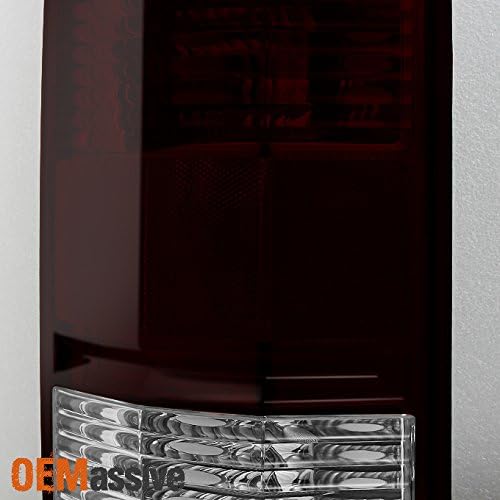 AKKON - For 2007-2012 Nitro Dual CCFL Black Projector LED Signal Headlights + Dark Red Tail Lights Combo