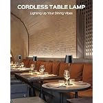 JACKYLED Cordless Table Lamps Rechargeable, 3 Adjustable Height, 5000mAh Battery Operated, 3 Colors Smooth Dimming, Portable LED Waterproof Table Lamp for Dining, Bedroom, Outdoor (2 Pack) - Image 2