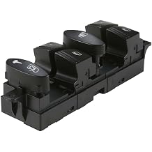 Door Window Control Switch 1pc Power Front Left Driver Side Plastic Black for Porsche for Cayenne 4.5L 2003-3.2L 2004-2006 & 3.6L/4.8L 2008-2010 10Pins-Terminal 95561315600