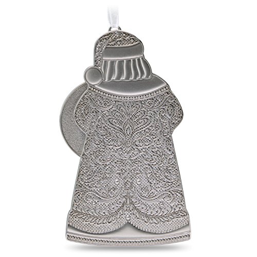 Hallmark Keepsake Christmas Ornament 2018 Year Dated, Saint Nick, Metal Santa
