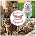 Nogeqi 2PCS Adorable Cat Collars for Girl Cats, Cute Pink Kitten Collar with Bell Bow Flower Pendant, Adjustable Cat Breakaway Collar with Safety Buckle