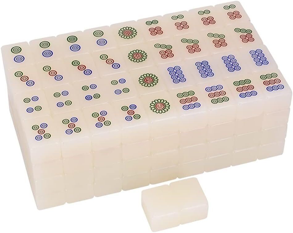 Amazon.co.jp: 麻雀 高級翡翠ホワイトクリスタル麻雀