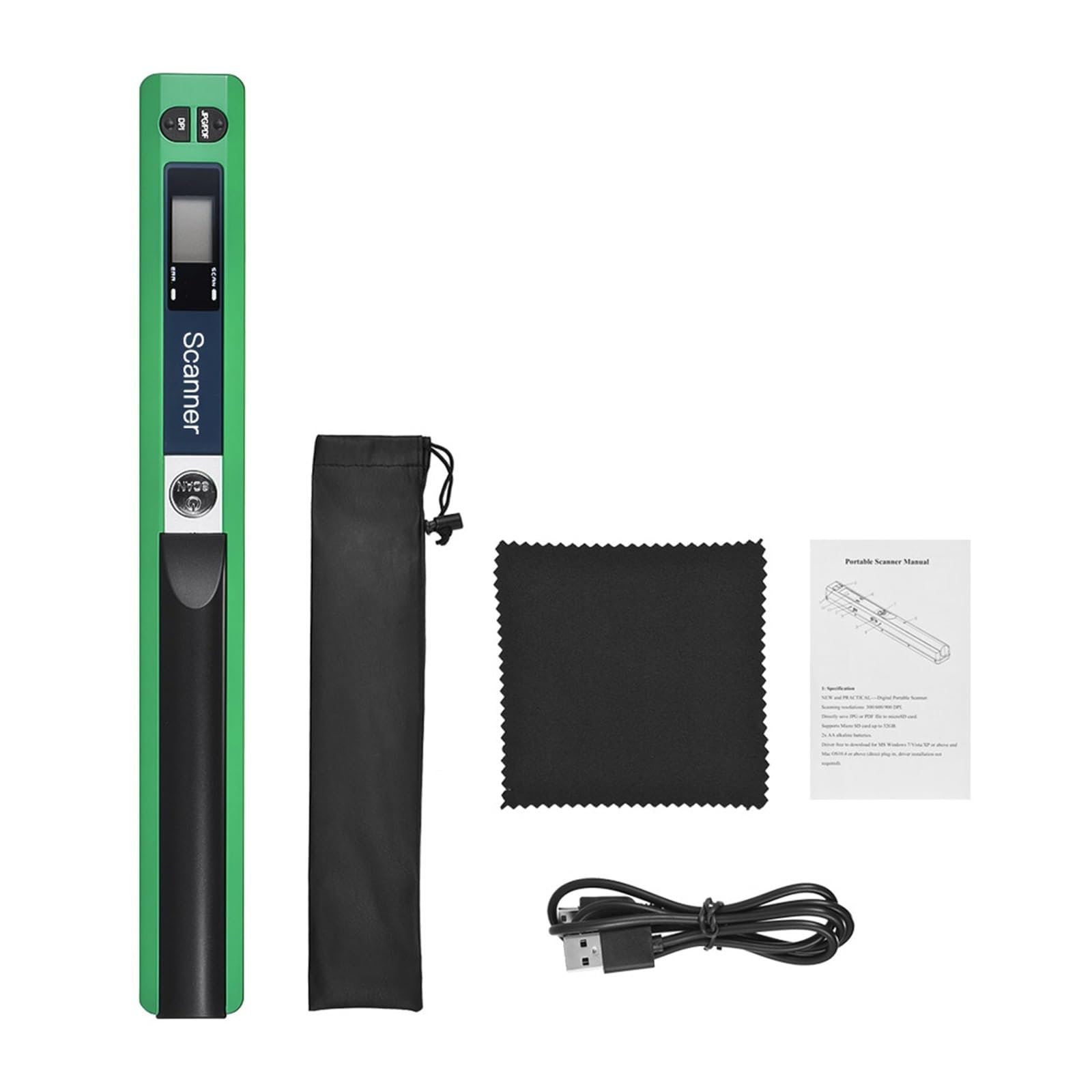 Scanner portatif de baguette JPG PDF pour numériser vos documents en déplacement