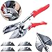 Price comparison product image Multi Angle Miter Shear Cutter Gasket Shear 45 Degree to 135 Degree SK5 Steel Blade Adjustable Trunking Hand Shear Tools with 10 Spare Blades for Wire Troughs,Plastics,Soft-Cut Corners