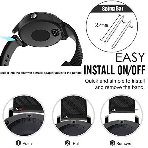 Qghxo Band For Polar Vantage M, Soft Silicone Replacement Watch Band For Polar Grit X/Vantage M Smartwatch (No Tracker, Replacement Bands Only) #TOP5