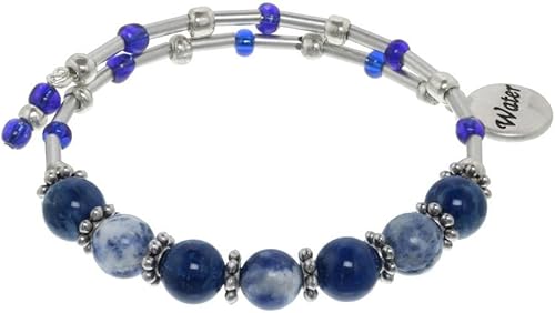 Elements Wrap Cluster - Pulsera con cuentas (elemento de agua)