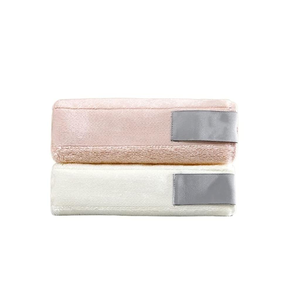Serviette pour lavage du visage TILEZE contre l'irritation cutanée coton doux 2Ps