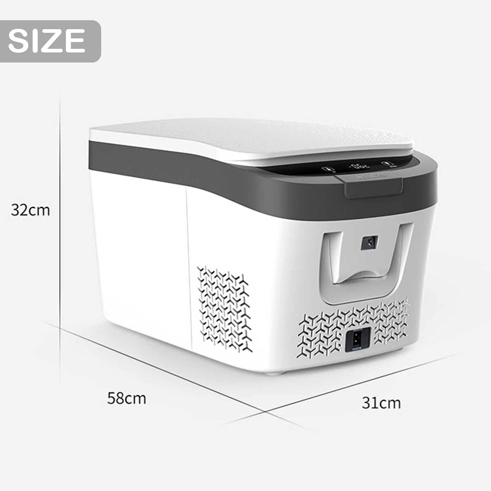 Przenośna lodówka z zamrażarką samochodową 12/24 V Mini lodówka samochodowa 25L Kompaktowa lodówka na kemping, podróże, wędkarstwo, na zewnątrz