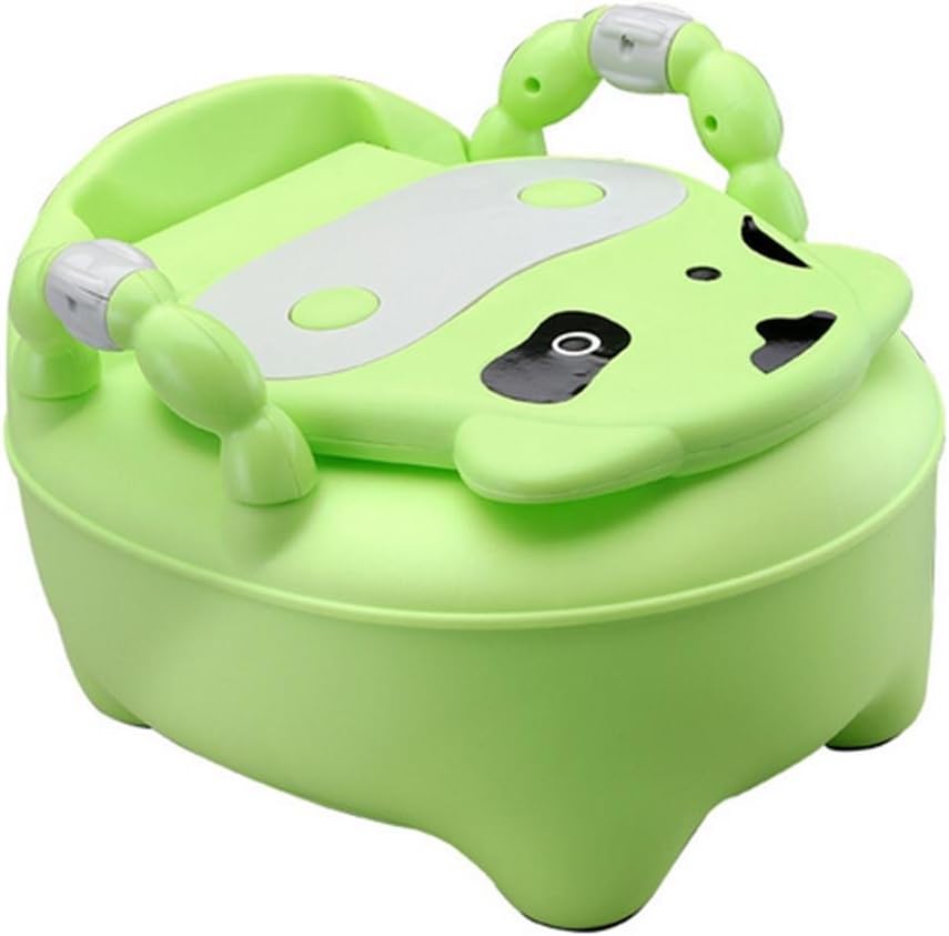 ZJBDQ Mobile Commode Chair to increase children's toilet, baby toilet , green