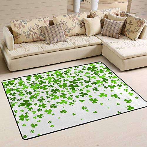 Tapis de sol vert anti-perte de poils en velours corail doux CHEHONG