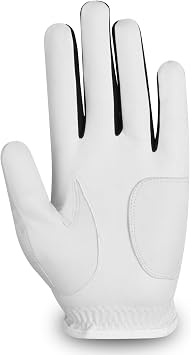 SAWANS Golf Glove Men Left Hand Right Non Slip Leather Grip Golfer Gloves All Weather Soft Durable Comfortable Flexible Wear Golfing Performance