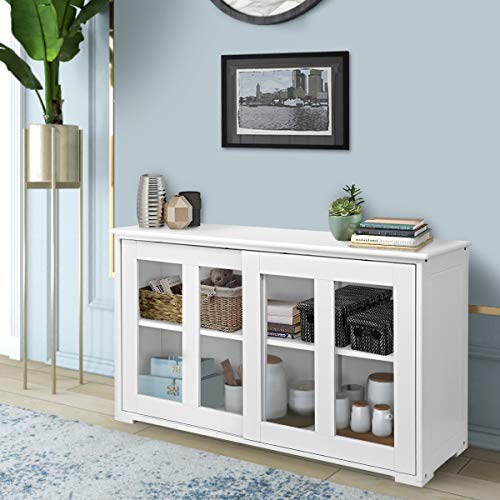 image for Sideboard Buffet Storage Cabinet, KINGSO Kitchen Storage Cabinets with