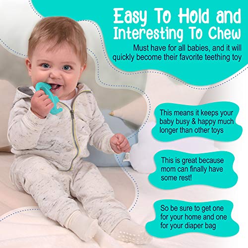 Baby Elefun Teething Toys - Pink And Turquoise Elephant Teethers Bundle #TOP7