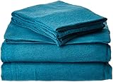 Intelligent Design Cotton Blend Jersey Knit Queen Bed Sheets , Coastal Cotton Bed Sheet , Teal Bed...